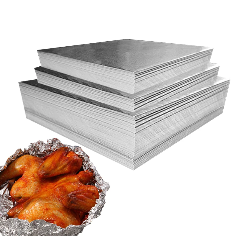 Food Grade Aluminium Foil Paper Microwave Oven Baking Paper Secure Food
