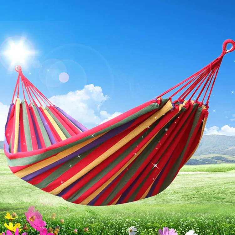 T Canvas Hammock Camping 1-2 People Hamac Outdoor Leisure Hanging Chair Kids Furniture Indoor Swing Chair Red Blue Bed T Canvas Hammock Camping 1-2 People Hamac Outdoor Leisure Hanging Chair Kids Furniture Indoor Swing Chair Red Blue Bed