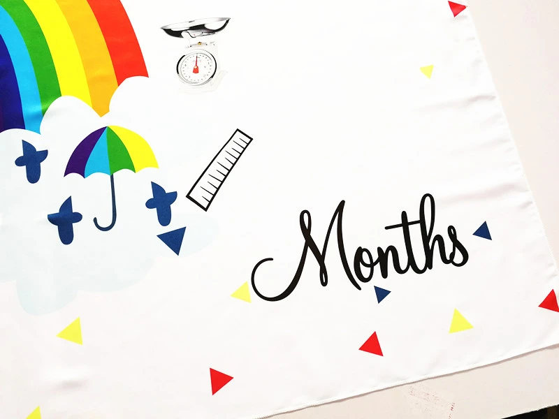 Cute Multi-Function Baby Play Mats Infant Portray Blanket Bed Room Wall Decor  Background Blankets Baby Milestone Photo Props