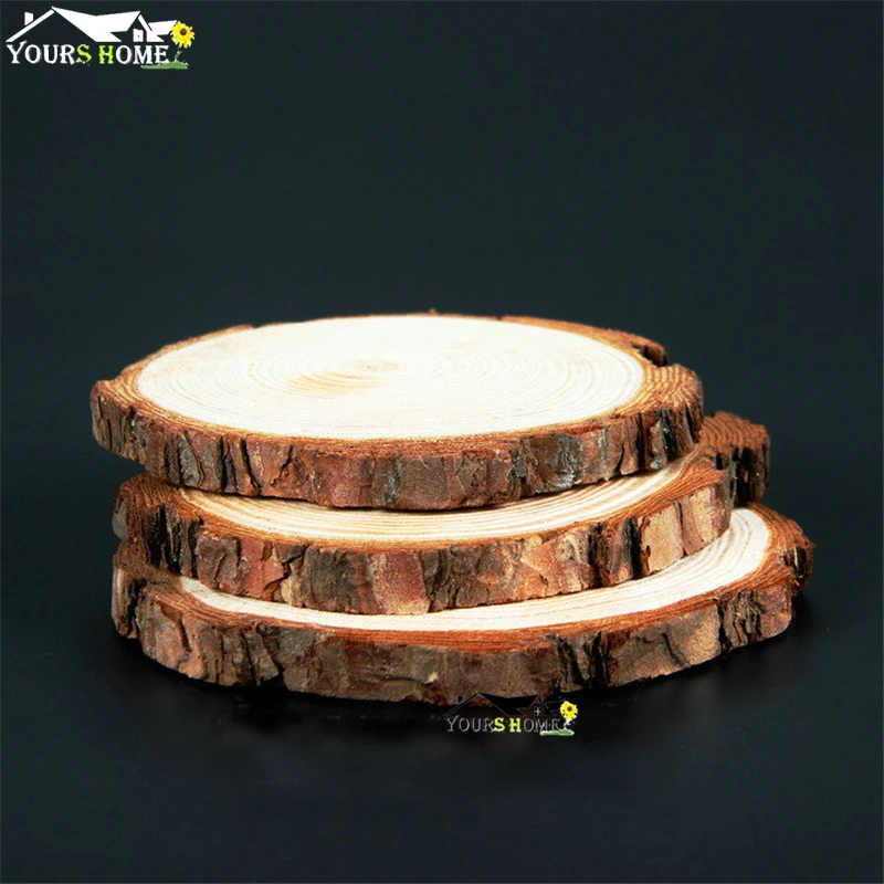 

Wholesale Diameter(10-26cm) Height(1-2cm) Coasters Wood Slices Bar Mats Wood Coasters Reclaimed Willow Wood CoasterBarware