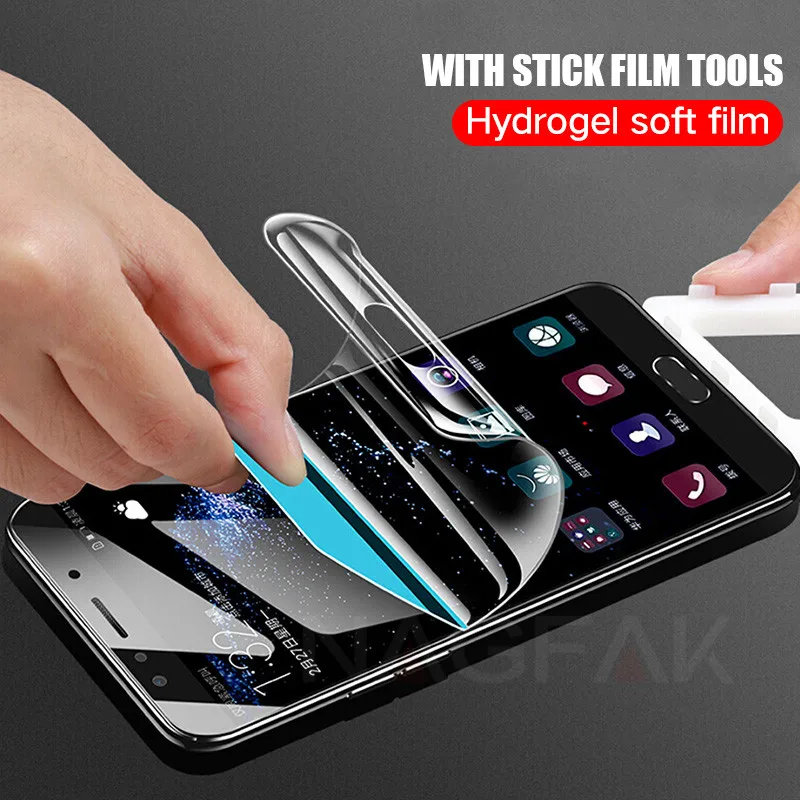 

Full Cover Soft Hydrogel Screen Protector For Honor 8X 10 Lite V20 9 Screen Protector Film For Huawei P30 P20 Pro Mate 20 Lite