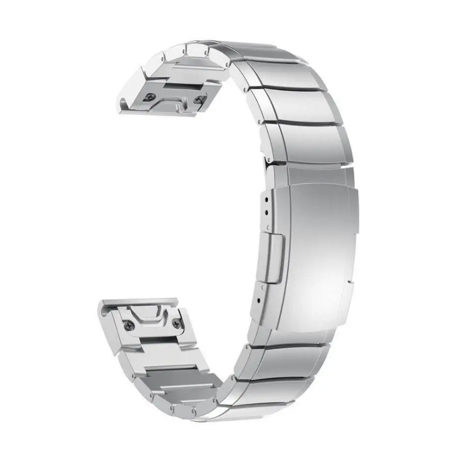KINGBEIKE 22mm Width Stainless Steel Watch Band For Garmin Fenix 5 Plus Integrated Classic Metal WatchBand For Fenix5 Strap KINGBEIKE 22mm Width Stainless Steel Watch Band For Garmin Fenix 5 Plus Integrated Classic Metal WatchBand For Fenix5 Strap