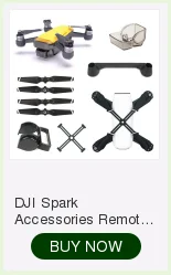 Для DJI Spark аксессуары Пульт дистанционного управления джойстик+ крышка объектива+ солнцезащитный козырек+ пропеллер+ Опора зажим протектор для DJI Spark Drone