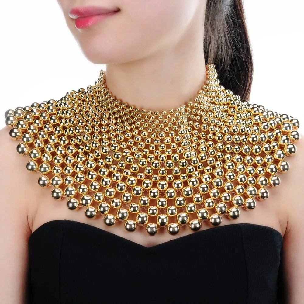 Tanie 12 kolorów Chunky komunikat naszyjnik dla kobiet na szelkach kołnierz Choker naszyjnik z pereł Maxi biżuteria moda duże biżuteria prezent kolye