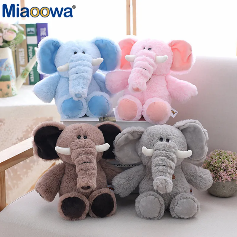 

1pc 30cm Kawaii Elephant Plush Toys Infant Soft Doll For Sleeping Stuffed Animals Toys Baby 's Playmate Gifts for Children Gift
