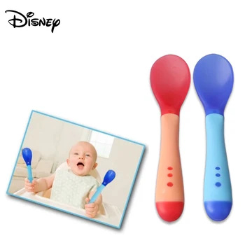 

Disney Children's Tableware Spoon Mickey Baby Creative Cartoon Stainless Steel Soft Head Spoon