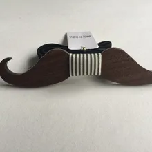 Ручной работы, Европейская мода, человечек аксессуар геометрический дизайн одноцветное Good Wood Хип-хоп галстук-бабочка для Для мужчин галстук бабочка