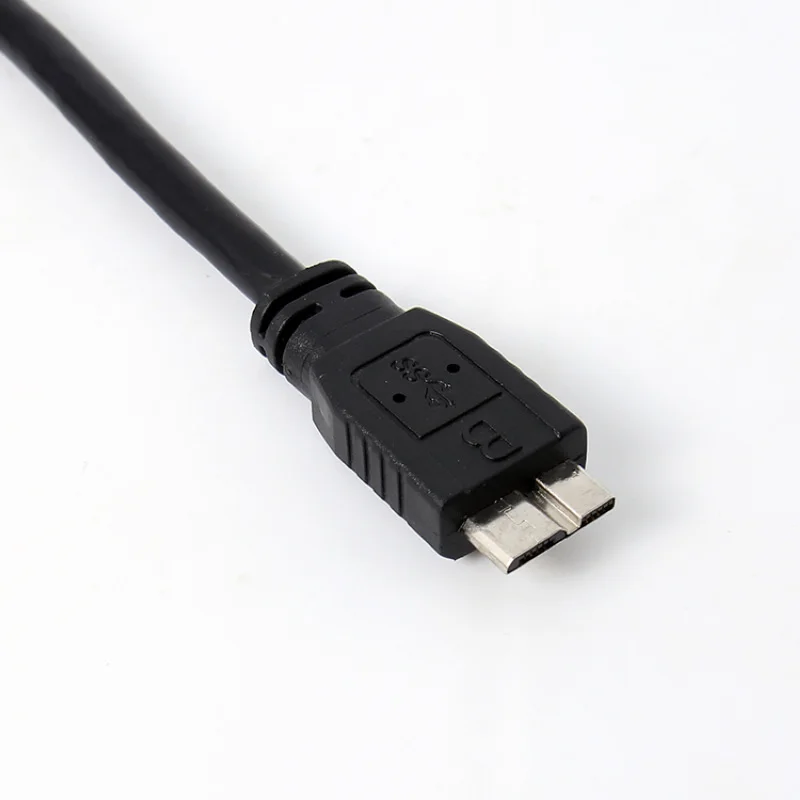 1pc Profesional HDD USB High Quality Black HDD 50cm USB 3.0 A Male To Micro B Y Cable For Mobile Hard Drive Mayitr