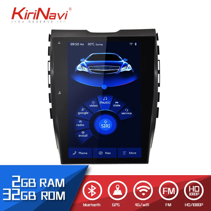 

KiriNavi Tesla Style Android 6.0 Touch Screen Auto Radio For Ford Mondeo 2006 2007 Stereo Multimedia Gps Navigation