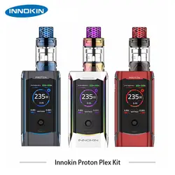 Оригинальная электронная сигарета Innokin Proton Plex Kit 235 Вт Proton Box Mod Vape с 4 мл PLEX Tank Plexus Scion катушка испаритель