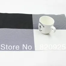 Набор из 4 черных сервировочные коврики декор для обеденного стола Вечерние