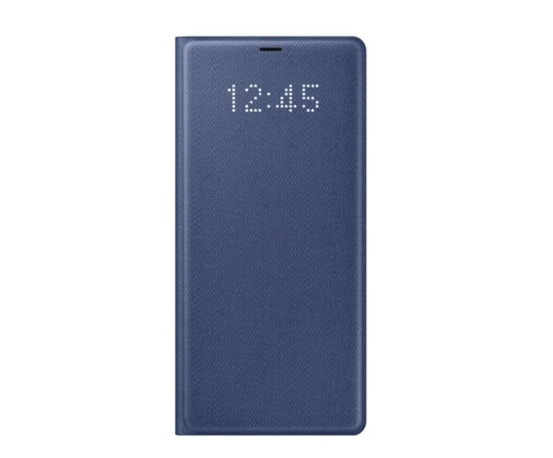 samsung светодиодный защитный чехол для телефона для samsung Galaxy Note 8 N9500 Note8 N950F функция сна карман для карт - Цвет: Blue