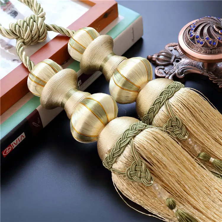 Multi Color Optional 68cm Decorative Curtain tassels High Quality