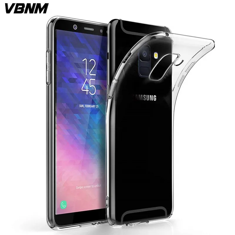

For Samsung Galaxy A6 2018 Case Silicone Transparent TPU Phone Case For Samsung GalaxyA6 A 6 600F 2018 A600F SM-A600F Back Cover