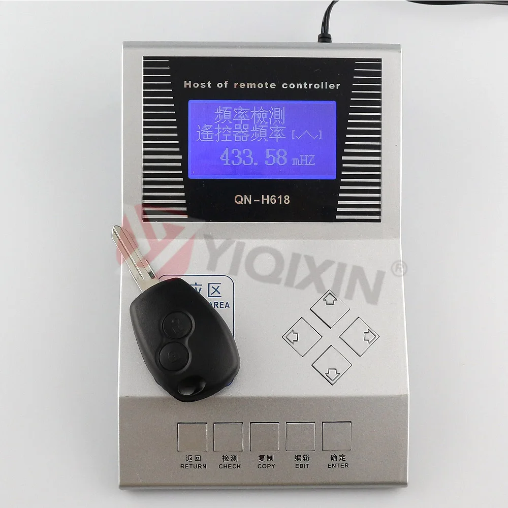 YIQIXIN 2 Tasto Chiave A Distanza Dell'automobile Per Renault Megan Modus Clio Modus Kangoo Logan Sandero Duster 433Mhz PCF7946 Circuito Integrato VAC102 Lama -