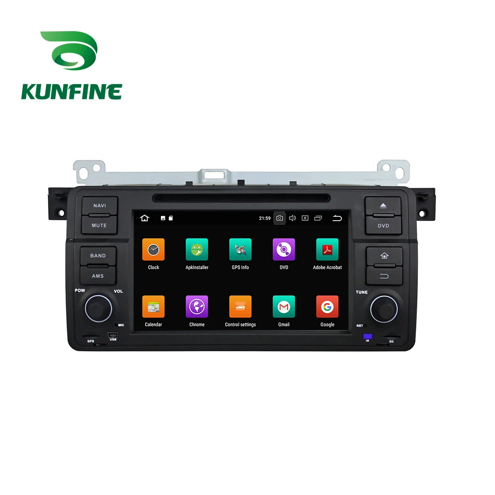 

KUNFINE Quad Core 2GB RAM Android 8.1 Car DVD GPS Navigation Multimedia Player Car Stereo For BMW E46/M3 1998-05 Radio headunit