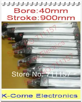 

Airtac Type 40mm Bore 900mm Stroke 1/4" Standard Pneumatic Air Cylinder SC 40*900 40-900 Adjustable Single Rod Cylinders