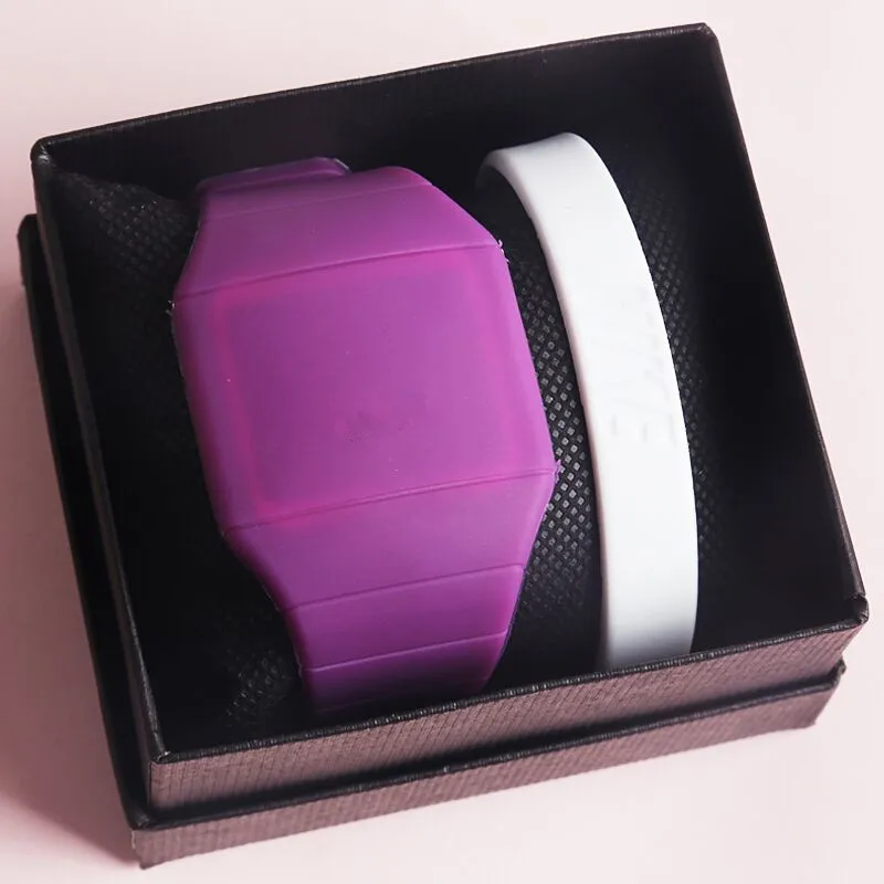 

LED Digital Display Sport Watch Children's Students Silicone Digital Bracelet Wrist Watch Men Watches Wrist Bayan Kol Saati Gifs