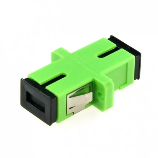 

50PCS/bag SC APC Simplex mode Fiber optic Adapter SC APC Optical fiber coupler SC Fiber flange