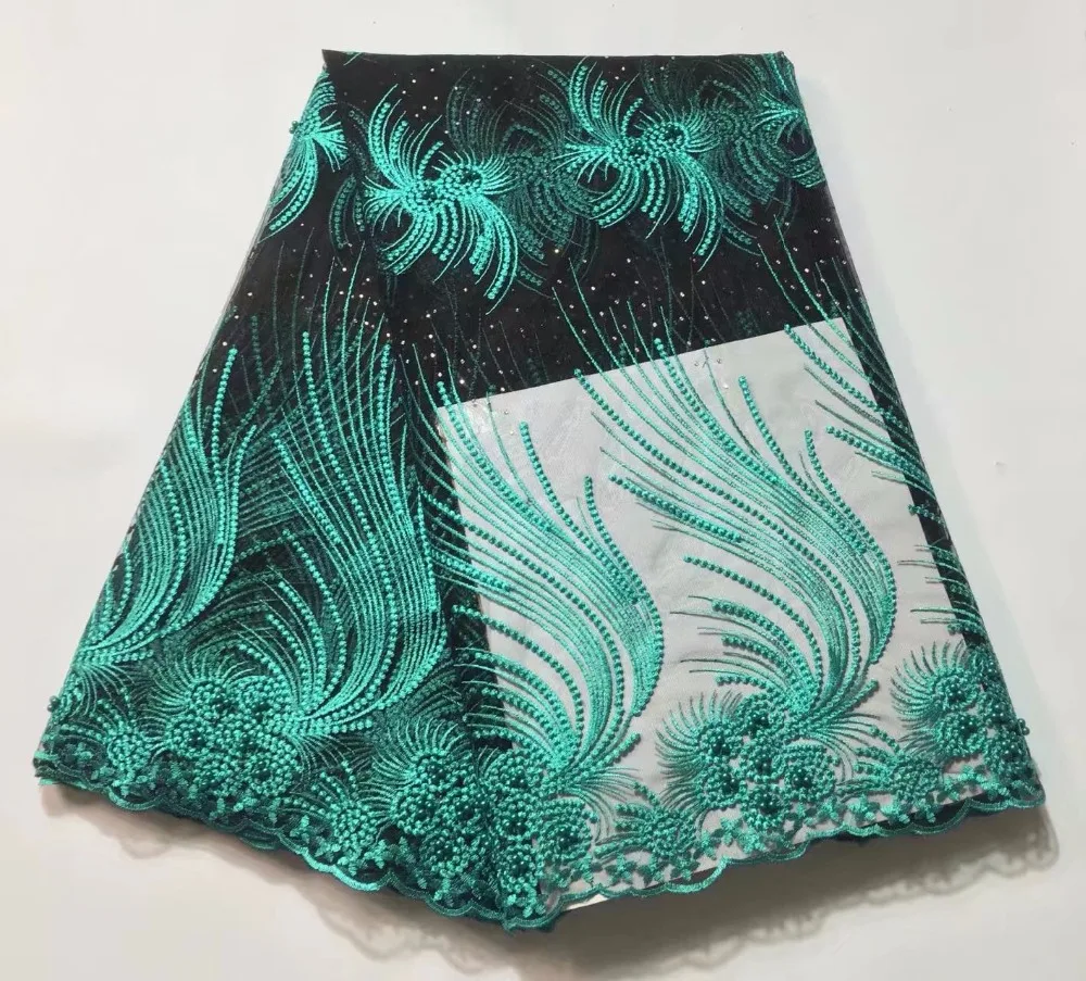 

Newcoming Fashion beaded mesh lace High Quality Latest Net tulle lace for Dress Designs Tulle Lace Fabric xsm261