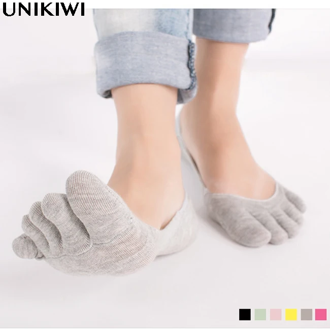 Download Women's Silicone Antiskid Toe Socks Five Fingers Socks ...