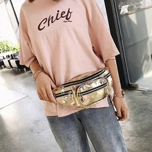 Новая голографическая поясная сумка с лазерным поясом Heuptas Hip Bag женская сумка на пояс-цепь поясная сумка унисекс bolso cintura