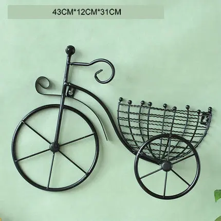 Black Bike Moetron стене висят украшения Винтаж Велосипедный Спорт Цветочный декор стен орнамент висит дома Аксессуары - Цвет: Black Bike