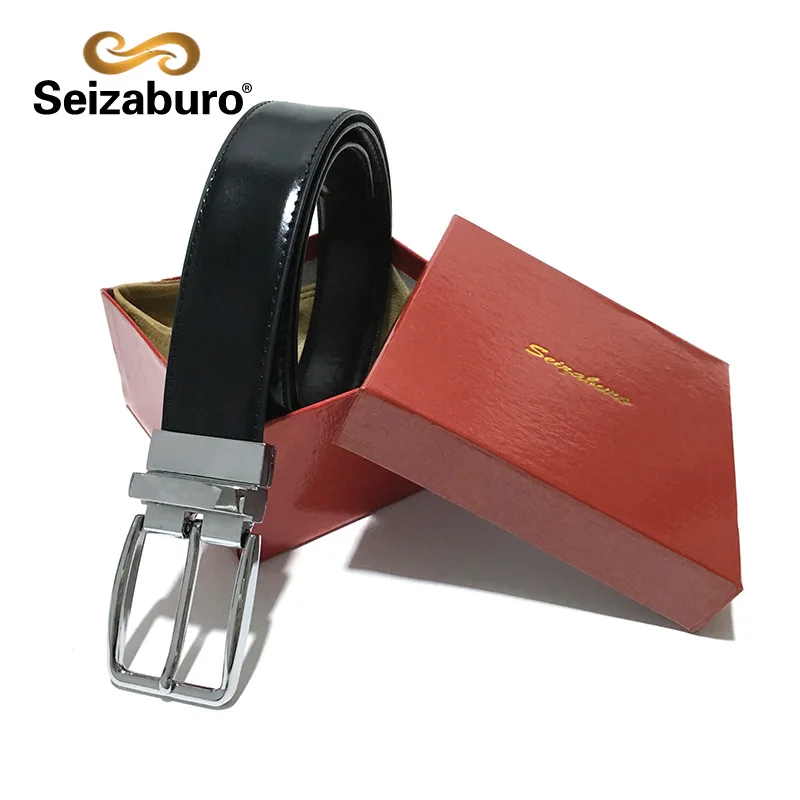 

SEIZABURO Designer belt high-grade belt men's pin buckle belt top fashion men's belt wholesale free shipping