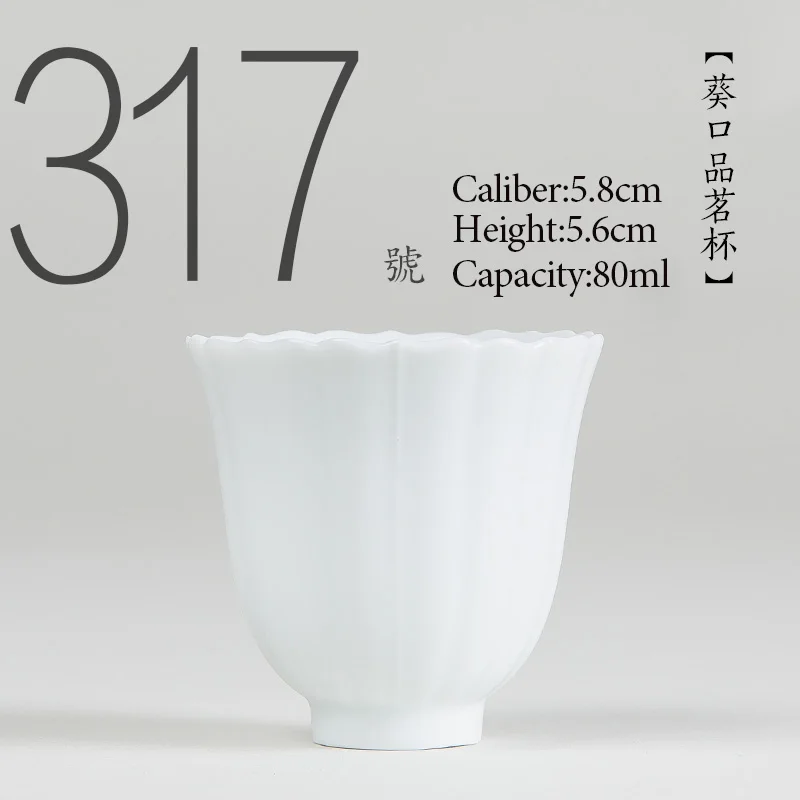 

NO.317 Chinese high quality Ceramic tea cup 80ml Kung fu tea set porcelain Japanese Style Handmade painted teacup Small tea bowl