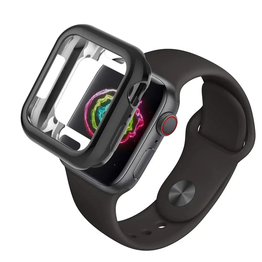 ТПУ бампер для Apple Watch чехол для Apple watch 5 4 Чехол 44 мм 40 мм iWatch 3 21 42 мм 38 мм мягкий защитный чехол 44