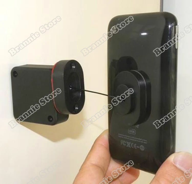 100 шт./партия, магнитный мобильный дисплей безопасности мобильного телефона вытяжной шкаф для розничной продажи для Витрины Магазина