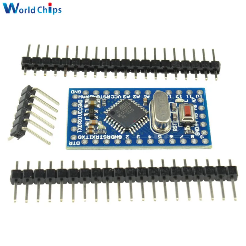 10 шт. Pro Mini atmega328 Mini 328 ATMEGA328P 5 в 16 МГц модуль для Arduino Nano с кристаллами осциллятора булавки заменить ATMEGA128