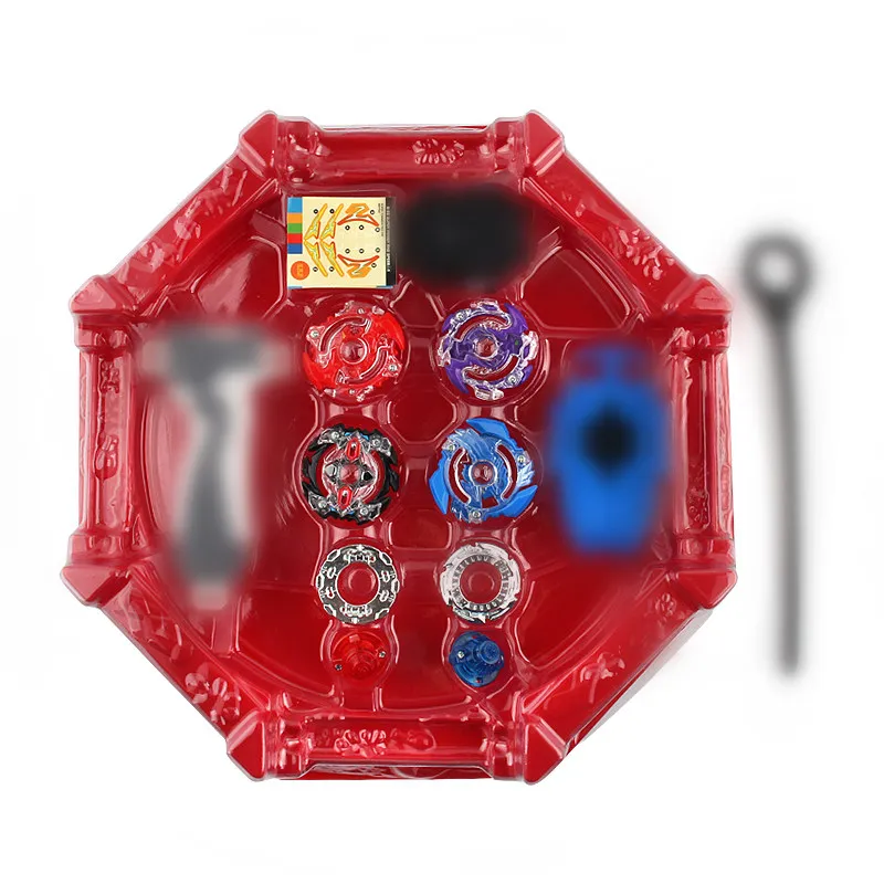 Peões 4 pcs beyblade metal beyblade Spinning Top : Beyblade Conjunto
