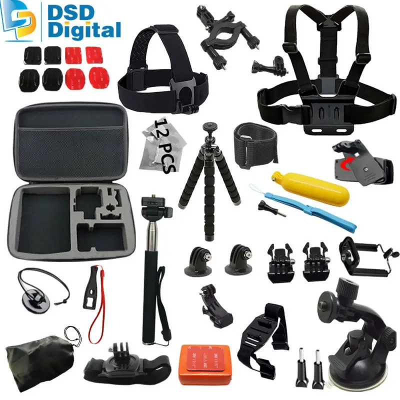 Buy Cheap SAQN for Gopro accessories kit Floating bobber Mount for go pro hero 5 4 3+3 session xiaomi yi 2 action camera eken h9 sjcam 12F
