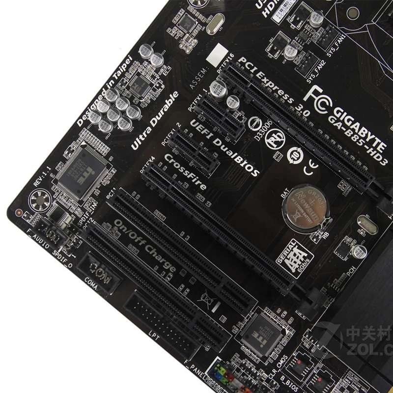 GIGABYTE GA-B85-HD3 рабочего Материнская плата LGA1150 i3 i5 i7 DDR3 USB3.0 блок питания ATX