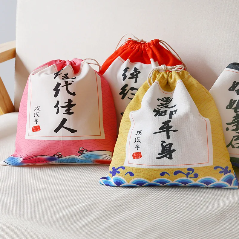 Buy 2018 New Arrival Canvas Women Drawstring Bags