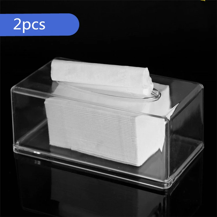 Napkin Holder Seat Type Box Dispenser Transparent Toilet Accessory Tissue Boxes bathroom accessories | Дом и сад