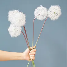 Искусственный цветок, искусственный цветок, Одуванчик, украшение для дома, искусственные цветы для сада, свадьбы, вечеринки, украшение на День святого Валентина
