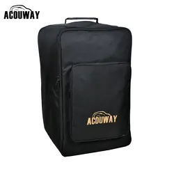 Acouway настольная игра задняя Сумка cajon 600D ткань 10 мм обивка качество через плечо ремешок также для наружных походных походный рюкзак сумка