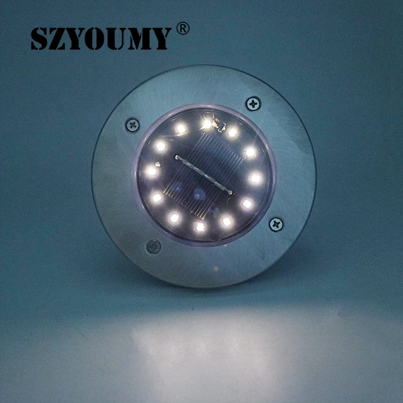 SZYOUMY 12LED солнечный свет для дома сада двора лужайки уличный путь садовый настил