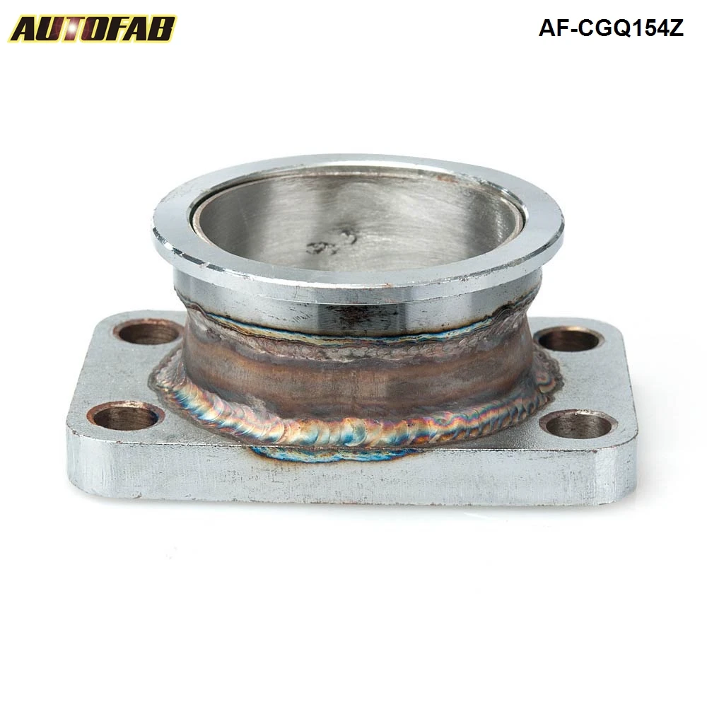 V образный адаптер 2 5 дюйма для T3 4 Bolt Turbo Нержавеющая сталь SS Toyota Acura Honda BMW AF