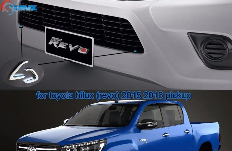 Автомобильные аксессуары хромированная декоративная накладка для Toyota Hilux Revo