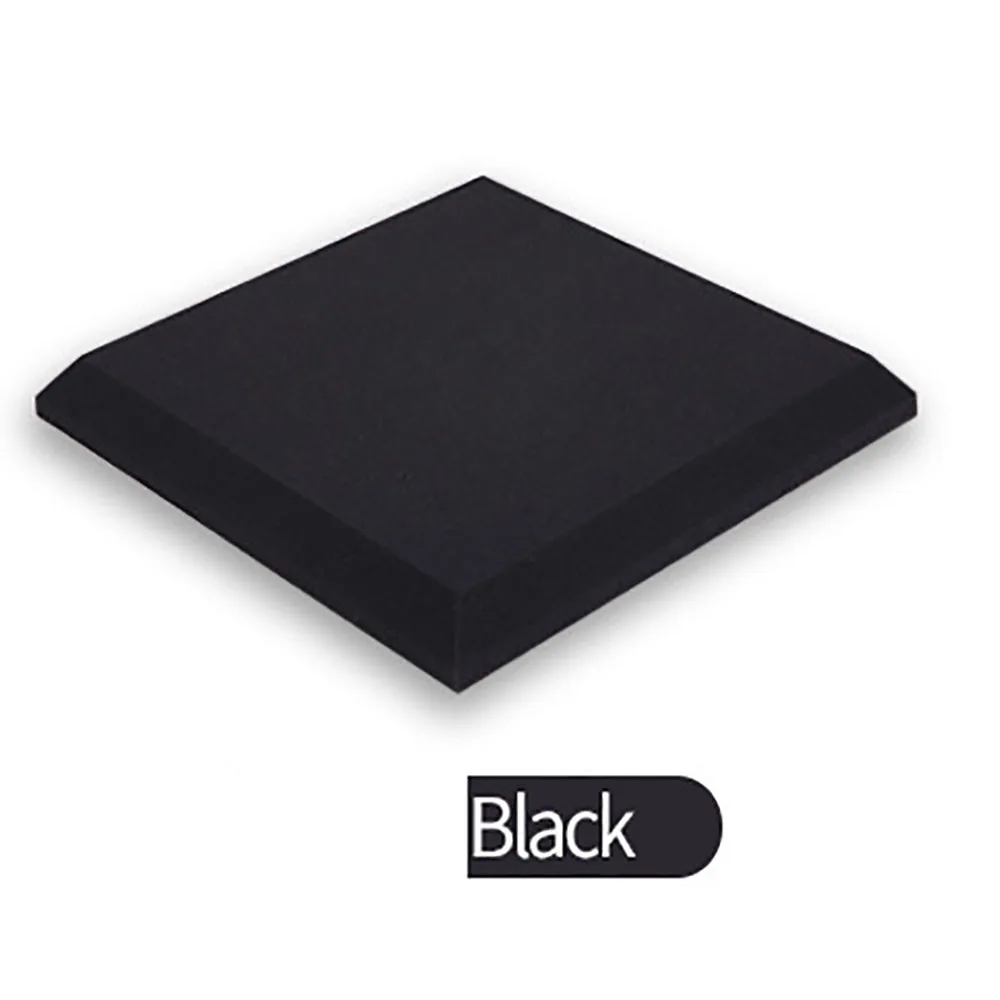 

25*25cm Acoustic Panels Soundproof Wall Stickers Sponge Studio Foam Treatment Excellent Sound insulation Sticker Decoration 315Z