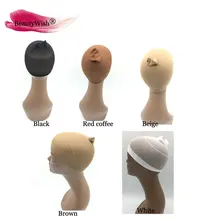 Шапка парик 20 единиц чулок Роскошный парик крышка высокая эластичность сетка Ткачество Шапка для переплетения Регулируемая 5 цветов сеточка для изготовления париков