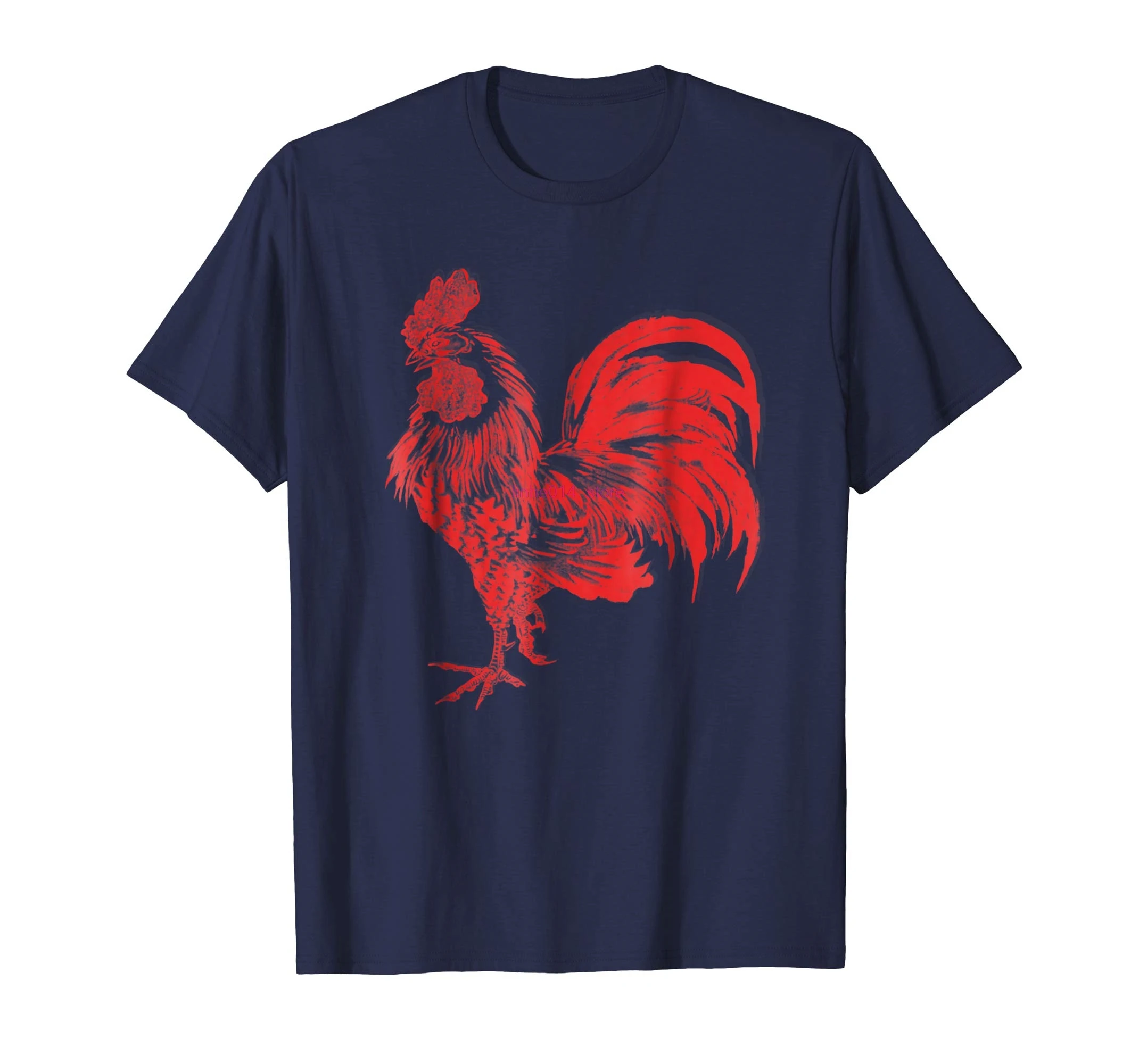 GILDAN brand men shirt Men's Red Rooster Shirt Cocky Vintage Rooster ...