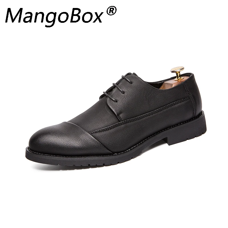

MANGOBOX Men Shoe luxury Brand Braid Bright black Leather Casual Driving Oxfords Shoes Casual Breathable Men Loafers Moccasins