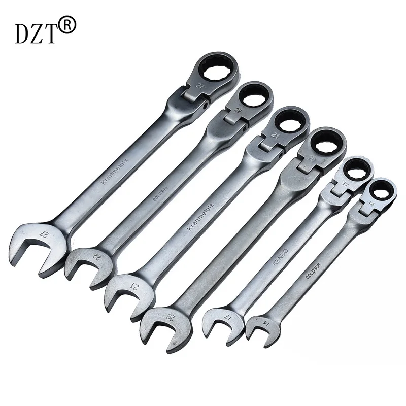 

1pc 14 17 20 21 22 24 27mm Diagnostic-Tool Wrench Key Ratchet Wrenches Flexible Head Spanners Handle Repair Tools