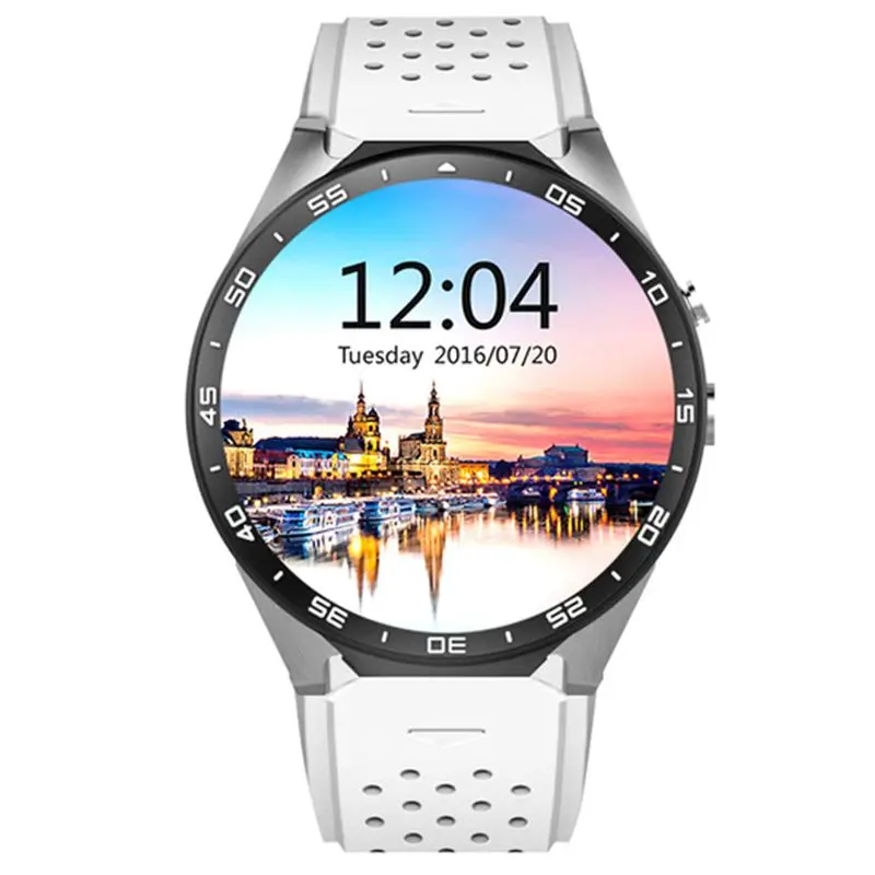 

Kw88 Android 5.1 Smart Watch 1.39 Inch 400*400 Smartwatch Phone Gps 3G Wifi Sim Card 5.0Mp Camera Heart Rate