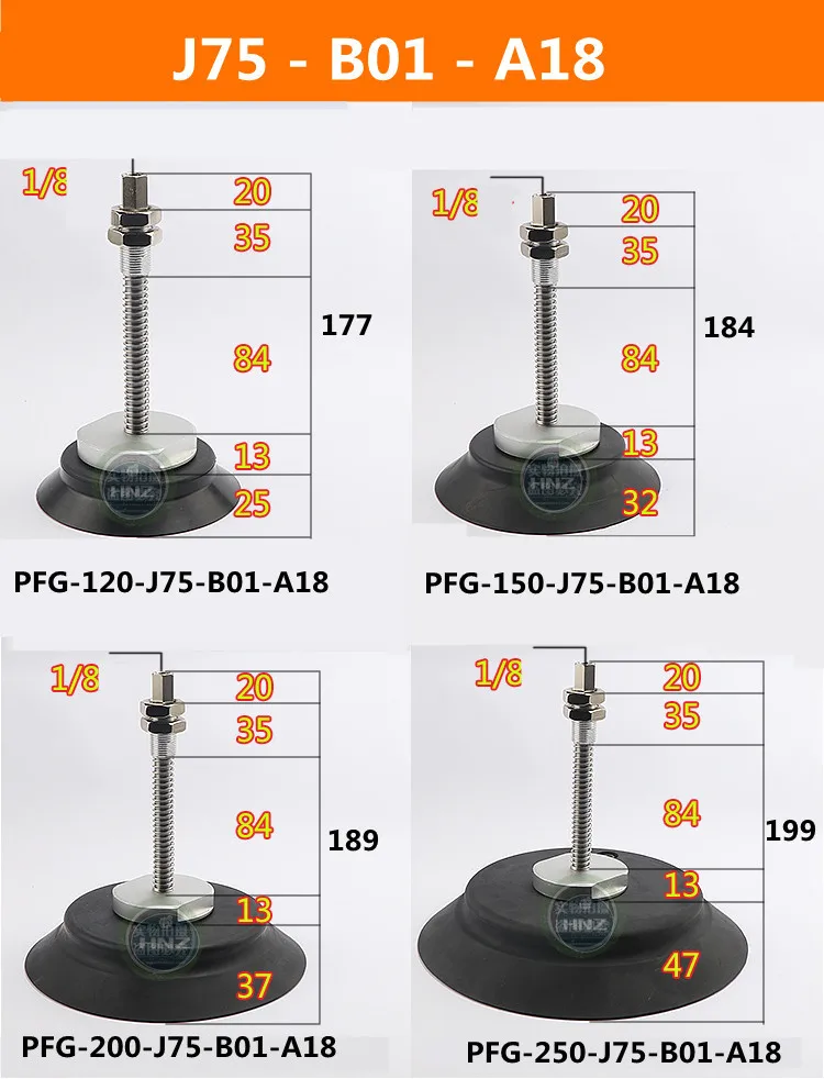 NBR otário silicone energia pneumática