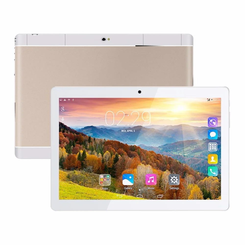 10.1 inch Unlocked 3G Wifi Tablet PC Quad Core Android 7.0 Call Phone MTK 32G Smart Phone 2G 3G Wifi GPS Tablet IPS 1280X800